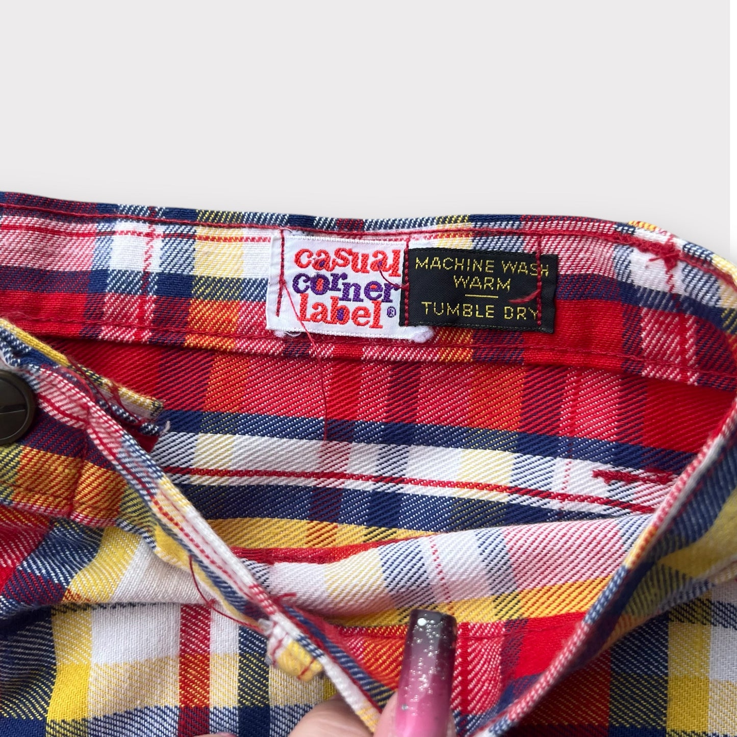 Casual Corner Plaid Shorts