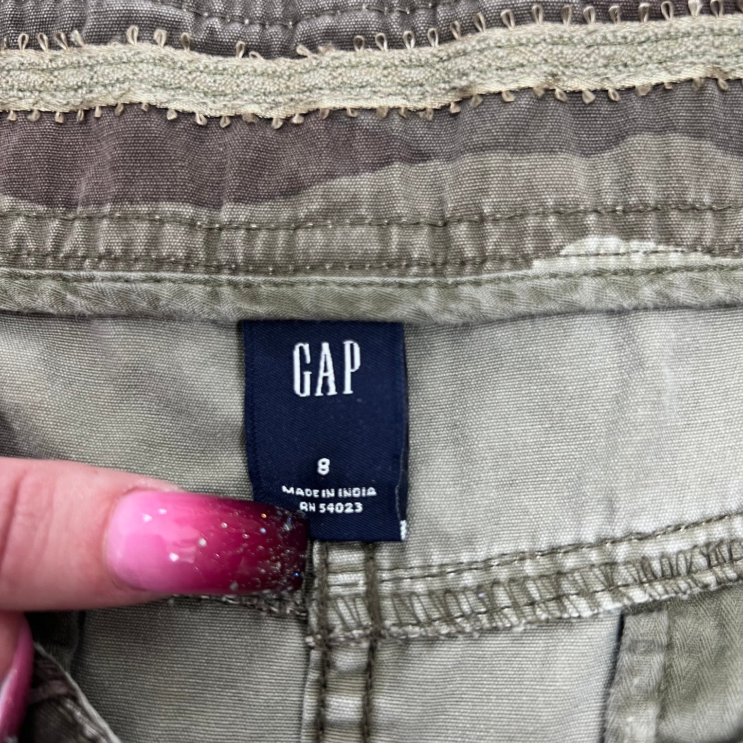 Gap Camo Cargo Skirt