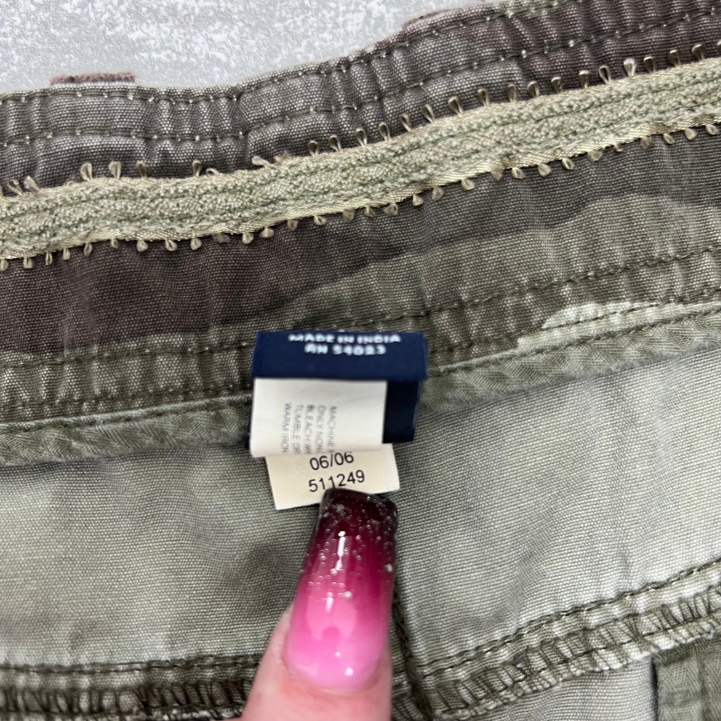 Gap Camo Cargo Skirt