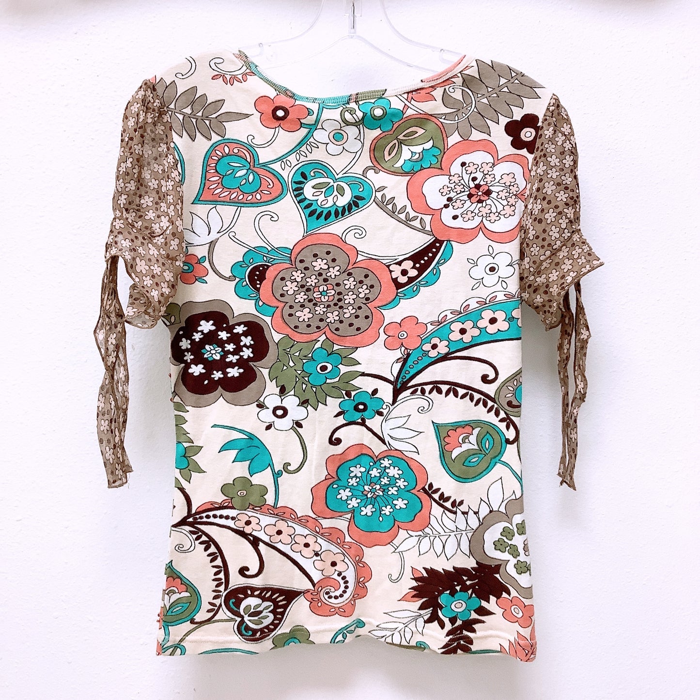 Forbidden Sequined Paisley Top